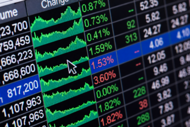 stock market data analysis display